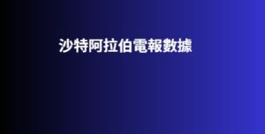 沙特阿拉伯電報數據